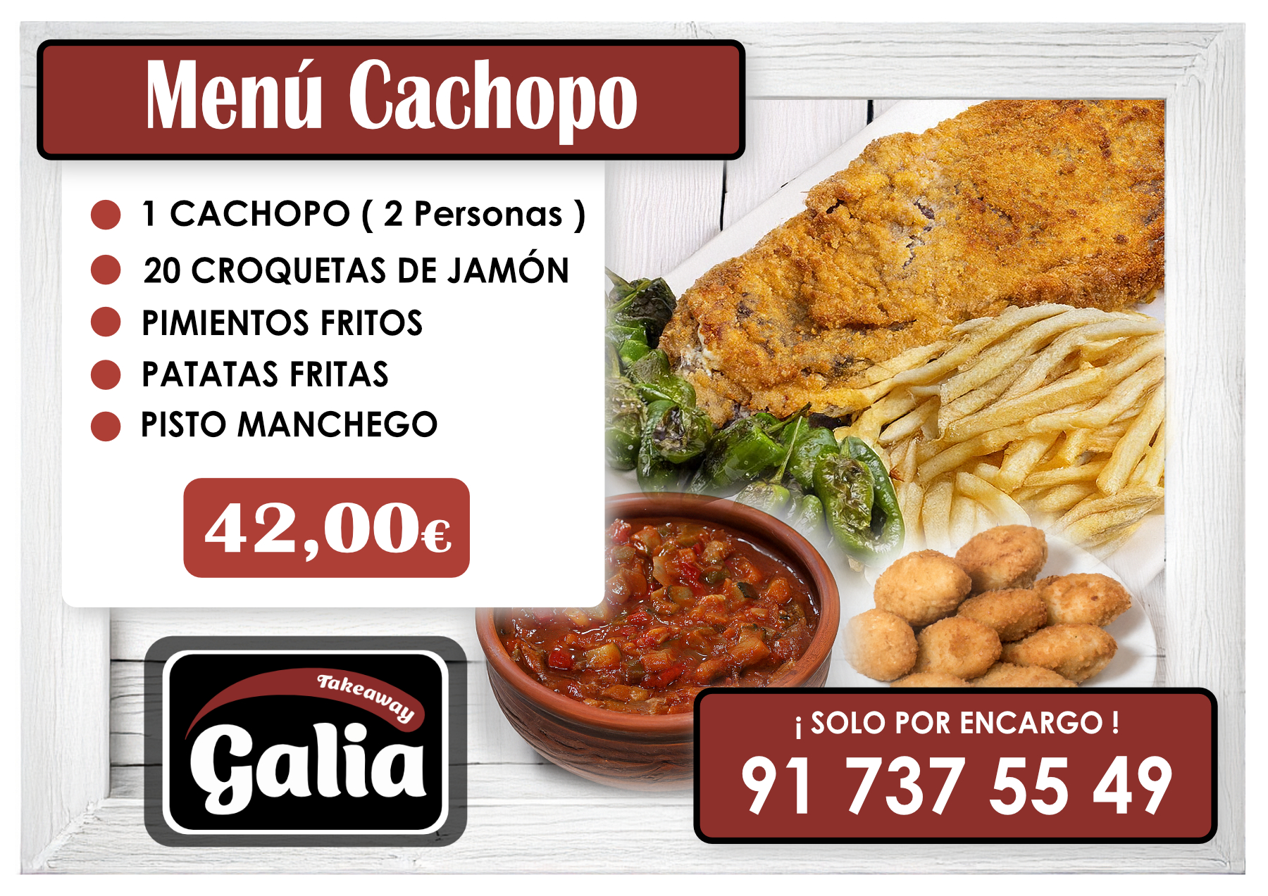 Menú Cachopo